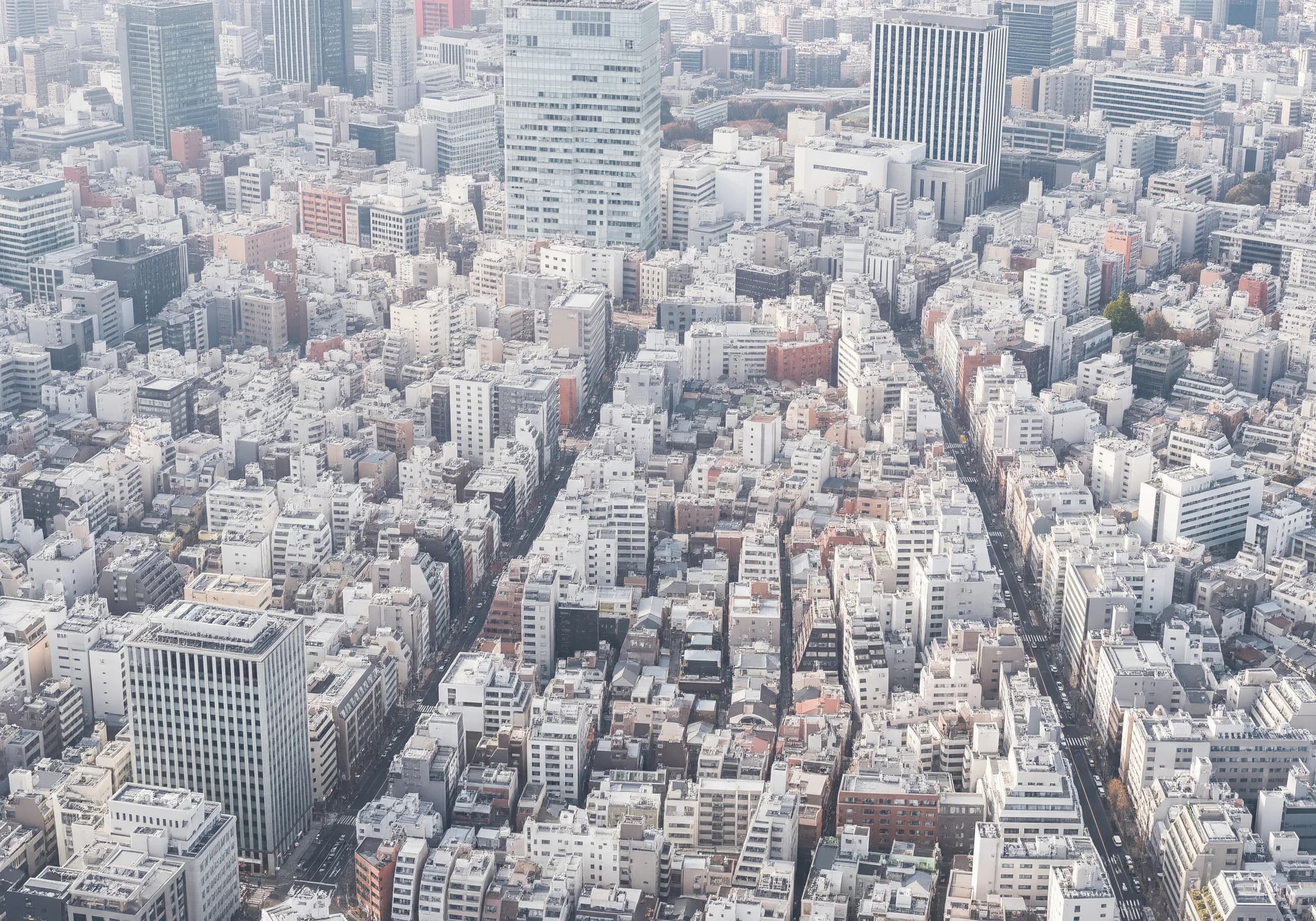東京・新宿エリアの俯瞰